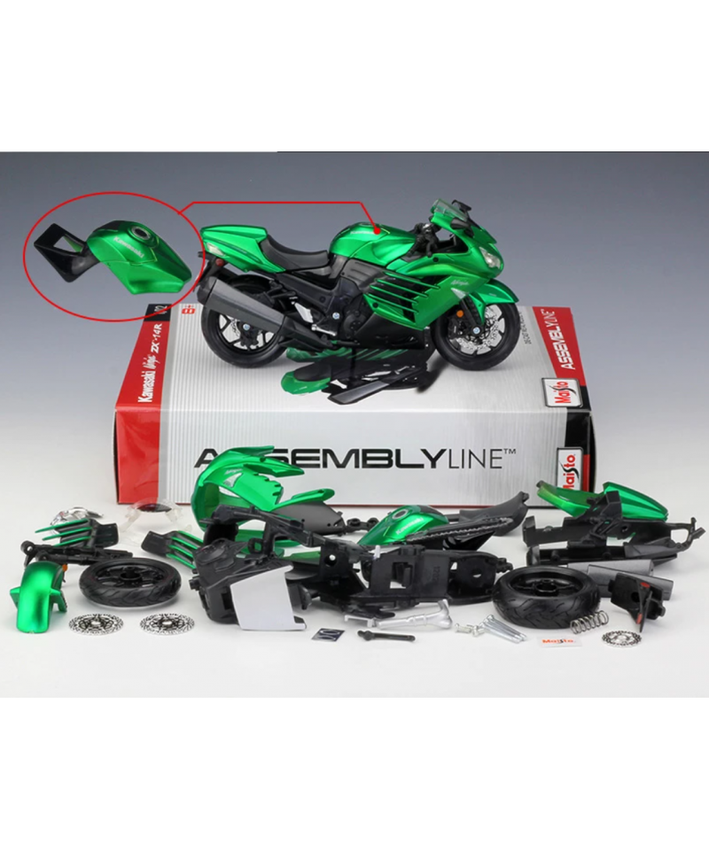 Kawasaki Ninja Zx R Model Motosiklet Yap Boz Birle Tir