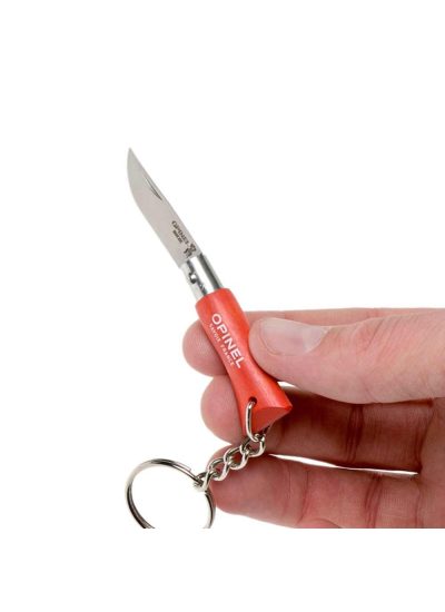 Opinel No 02 Turuncu Anahtarlıklı Paslanmaz Çelik Çakı