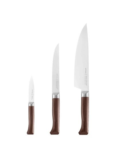 Opinel Forges 1890 Paslanmaz Çelik 3'lü Şef Bıçak Seti