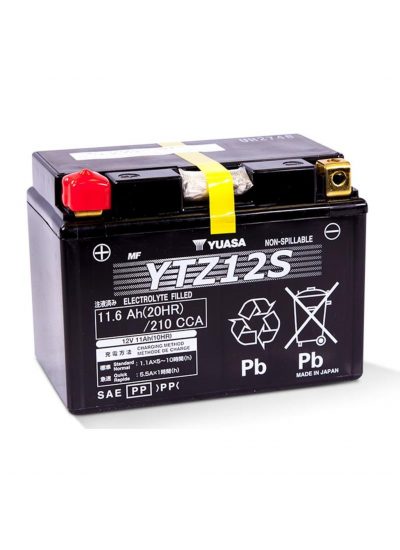 YUASA YTZ12S (WC) 12V 11Ah Motosiklet Aküsü