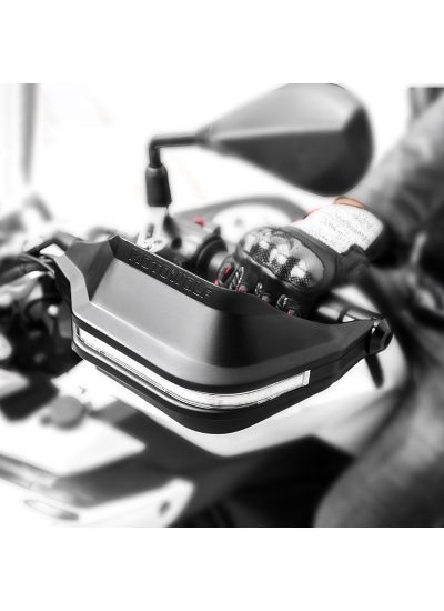 Motowolf Ledli Denge Topuzlu Elcik Koruma Sarı Beyaz Işık