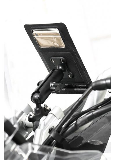 Motowolf Su Geçirmez Çantalı Dokunmatik Telefon Tutucu Ayna Bağlama