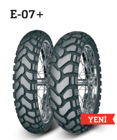 MİTAS E07 PLUS YENİ DESEN 120/80-18 M/C 62T ARKA LASTİK