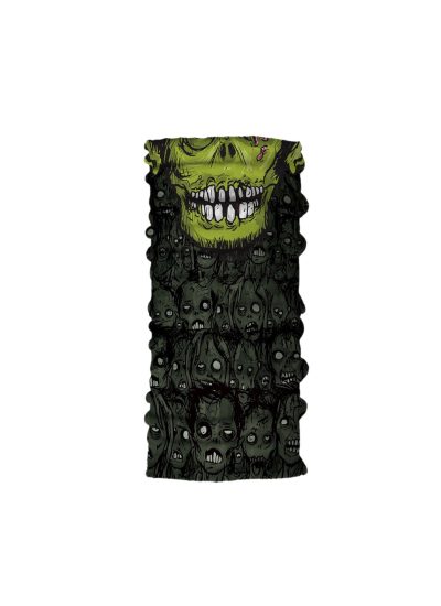 Zombie Mask Çocuk ve Yetişkin Motosiklet Buff'ı