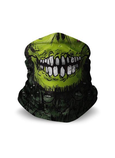 Zombie Mask Çocuk ve Yetişkin Motosiklet Buff'ı