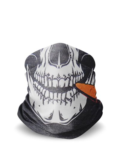 Smoking Skull Çocuk ve Yetişkin Motosiklet Buff'ı