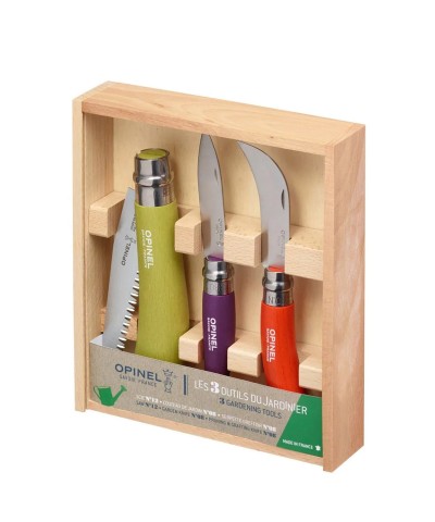 Opinel Inox 3lü Renkli Bahçe Seti