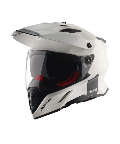 Axor X-Cross Dual Visor  SC White and Red Kask