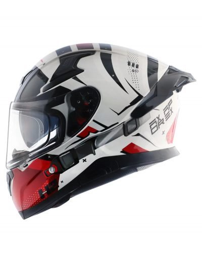 Axor Apex Hex 2 White and Red Full Face Kapalı Kask