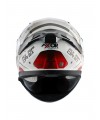 Axor Apex Hex 2 White and Red Full Face Kapalı Kask