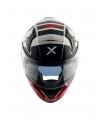 Axor Apex Hex 2 White and Red Full Face Kapalı Kask