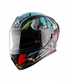 Axor Street Bobby Hex Blue Kapalı Full Face Kask