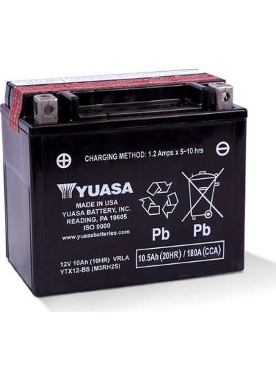 Yuasa Akü YTX12-BS Motosiklet Aküsü