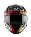 Axor Apex Chrometech Red and Gold Full Face Kapalı Kask