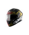 Axor Apex Chrometech Red and Gold Full Face Kapalı Kask