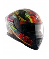 Axor Apex XBHP 299 Black Neon Green Kapalı Full Face Kask