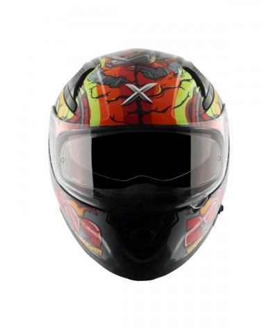 Axor Apex XBHP 299 Black Neon Green Kapalı Full Face Kask