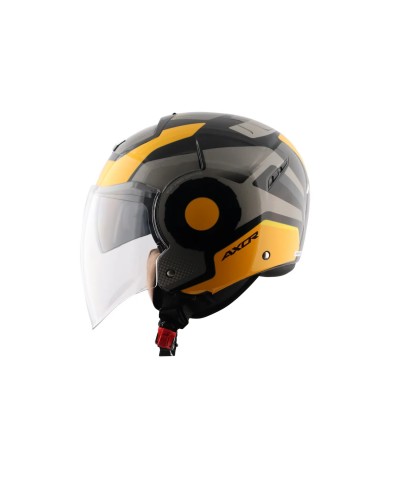 Axor Striker Ultron Sarı Siyah Açık Kask