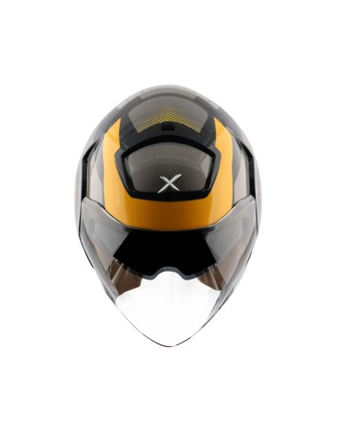 Axor Striker Ultron Sarı Siyah Açık Kask