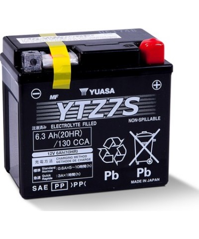 YUASA YTZ72S (WC) 12V 6.3Ah Motosiklet Aküsü