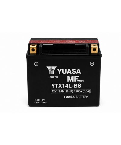Yuasa YTX14L-BS 12V 12Ah 200A AGM Bakımsız Motosiklet Aküsü Harley