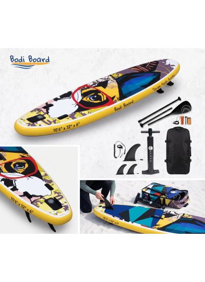 Bodi Board Street Art 350x84x15 cm Paddle Board Sub Full Set