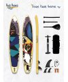Bodi Board Street Art 350x84x15 cm Paddle Board Sub Full Set