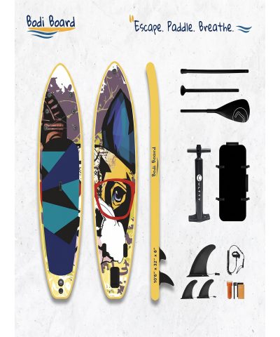 Bodi Board Street Art 350x84x15 cm Paddle Board Sub Full Set