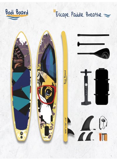 Bodi Board Street Art 350x84x15 cm Paddle Board Sub Full Set