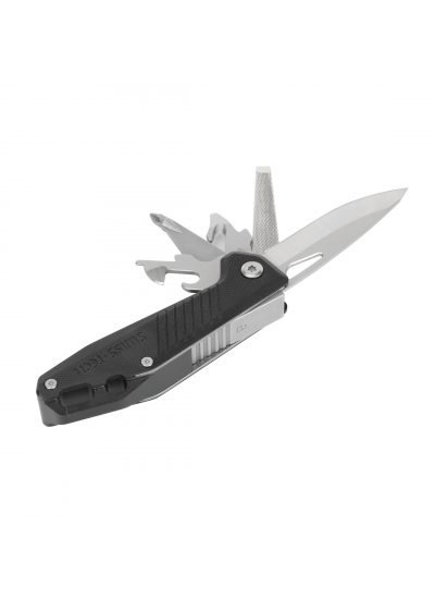 SwissTech 11 in 1 Çok Amaçlı Pense MultiTool Ergonomik Kompakt Tasarım Paslanmaz Çelik EDC Kamp Alet Seti
