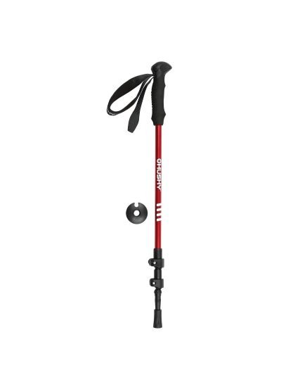 Husky Scaup Çift Trekking Batonu Hafif Alüminyum Gövde EVA Saplı Mandallı Flip Lock Kilitli Baston