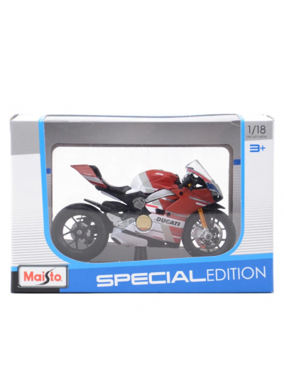 Ducati Panigale V4 S 1:18 Ölçek Model Motosiklet Lisanslı Ürün