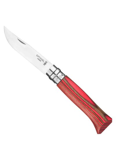 Opinel No 8 Lamine Birch Özel Seri Huş Ağacı Paslanmaz Çakı Bıçak