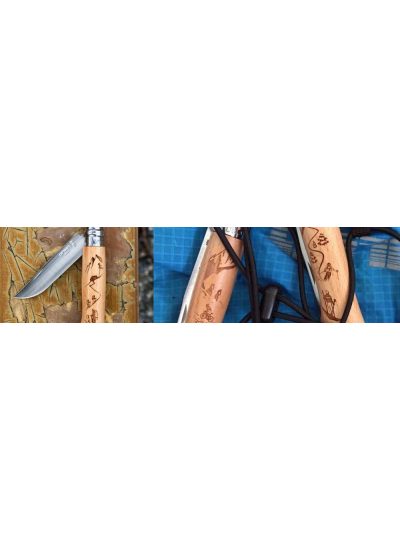 Opinel Inox No 08 Alpine Macera Çok Desenli Paslanmaz Çelik Çakı