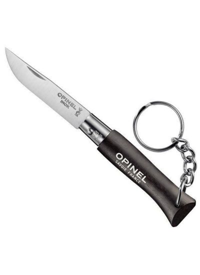 Opinel No 04 Anahtarlıklı Paslanmaz Çelik Çakı Siyah