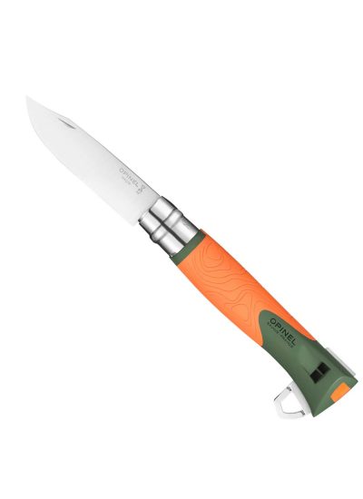 Opinel Inox Explore Terre No 12 Paslanmaz Çelik Çakı Turuncu