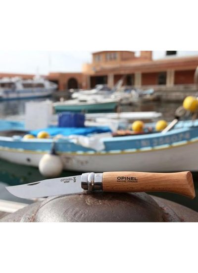Opinel Inox 7 No Kayın Saplı Paslanmaz Çelik Çakı Orijinal