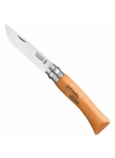 Opinel No 7 Kayın Saplı Karbon Çelik Çakı Orijinal Bıçak