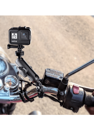 Motowolf Motosiklet Bisiklet Gidon Kamera Tutucu Tüm Kameralar İle Uyumlu