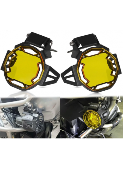 Motosiklet Sis Farı Koruma Açılabilir Koruyucu Kapak