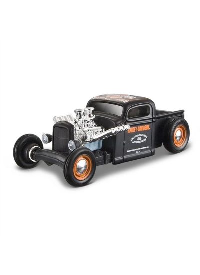 Harley Davidson Custom Cars 1936 Chevy PickUp 1:64 Ölçek Model