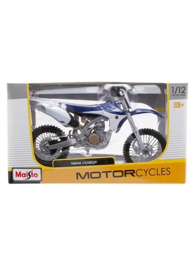 Yamaha YZ450F Model Motosiklet 1:12 Ölçek Lisanslı Ürün