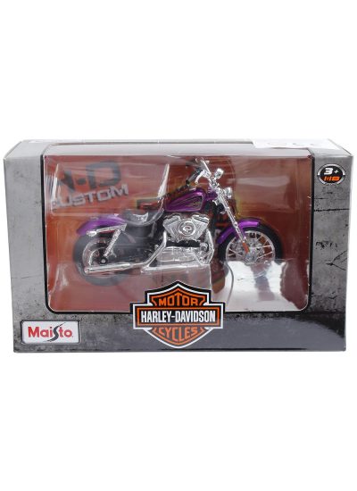 Harley Davidson 2013 XL 1200V Seventy-Two 1:18 Model Motosiklet