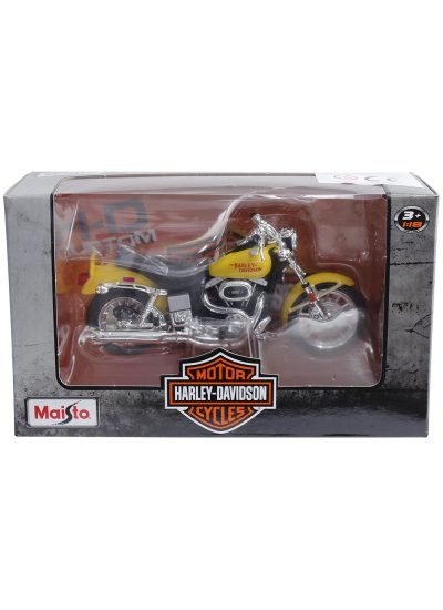 Harley Davidson 1977 FXS Low Rider 1:18 Model Motorsiklet